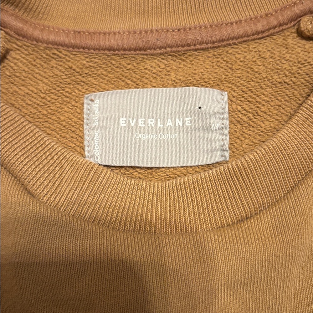 Everlane Organic Cotton Crew Neck Kangaroo Pocket Sweater - Picture 2 of 7